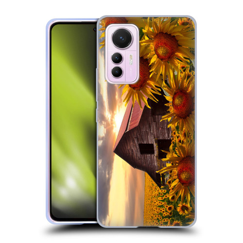 Celebrate Life Gallery Florals Sunflower Dance Soft Gel Case for Xiaomi 12 Lite