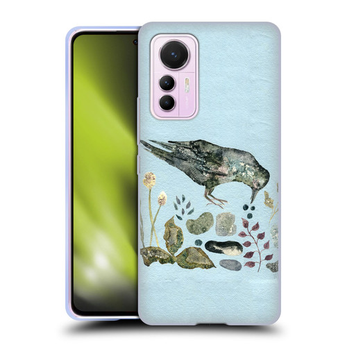 Wyanne Birds Fallen Blueberries Soft Gel Case for Xiaomi 12 Lite