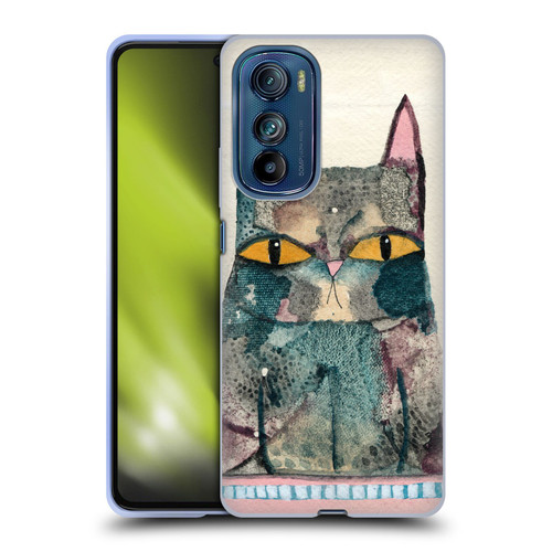 Wyanne Cat Kitty Painting Soft Gel Case for Motorola Edge 30
