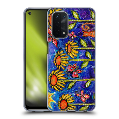 Wyanne Nature 2 Sundown Sunflowers Soft Gel Case for OPPO A54 5G