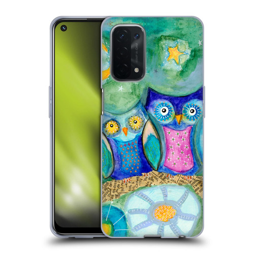 Wyanne Owl Pair of Birds Soft Gel Case for OPPO A54 5G