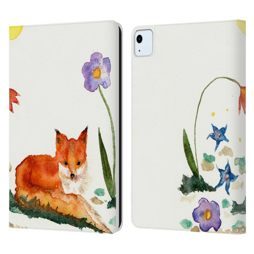 Wyanne Animals Little Fox In The Garden Leather Book Wallet Case Cover For Apple iPad Air 11 2020/2022/2024