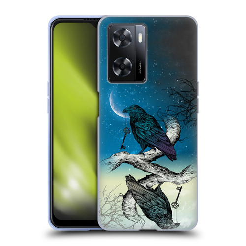 Rachel Caldwell Animals 3 Raven Soft Gel Case for OPPO A57s