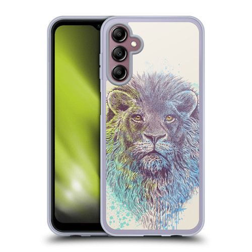 Rachel Caldwell Animals 3 Lion Soft Gel Case for Samsung Galaxy A14 5G