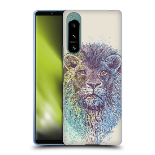 Rachel Caldwell Animals 3 Lion Soft Gel Case for Sony Xperia 5 IV
