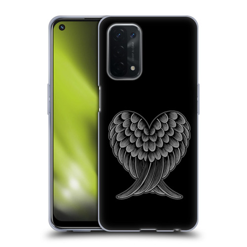 Rachel Caldwell Illustrations Heart Wings Soft Gel Case for OPPO A54 5G