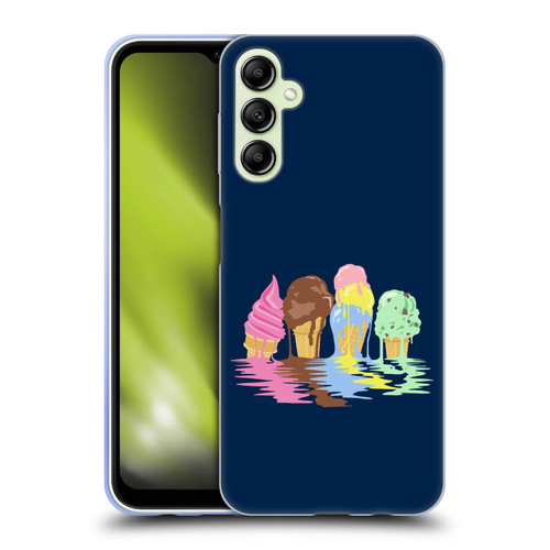 Rachel Caldwell Illustrations Ice Cream River Soft Gel Case for Samsung Galaxy A14 5G