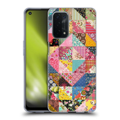 Rachel Caldwell Patterns Quilt Soft Gel Case for OPPO A54 5G