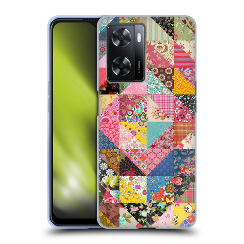 Rachel Caldwell Patterns Quilt Soft Gel Case for OPPO A57s