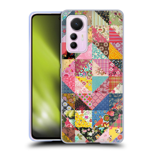 Rachel Caldwell Patterns Quilt Soft Gel Case for Xiaomi 12 Lite