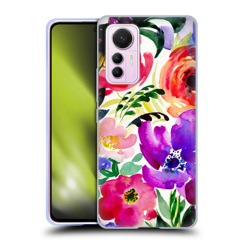 Mai Autumn Floral Garden Bloom Soft Gel Case for Xiaomi 12 Lite