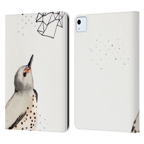 Mai Autumn Birds Northern Flicker Leather Book Wallet Case Cover For Apple iPad Air 2020 / 2022