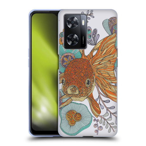 Valentina Animals And Floral Goldfish Soft Gel Case for OPPO A57s