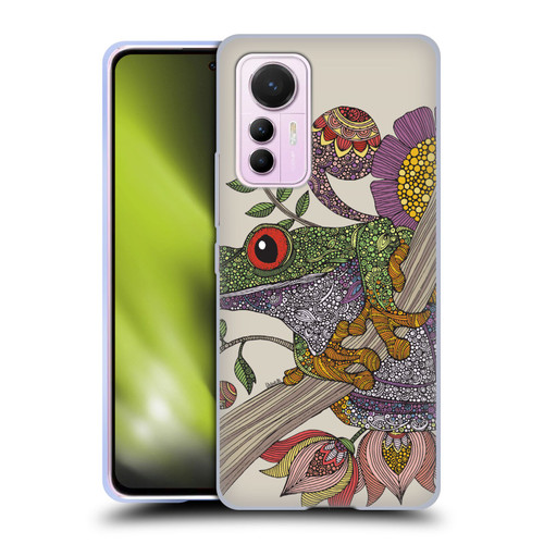 Valentina Animals And Floral Frog Soft Gel Case for Xiaomi 12 Lite