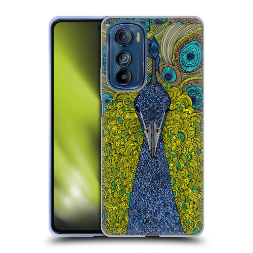 Valentina Birds The Peacock Soft Gel Case for Motorola Edge 30