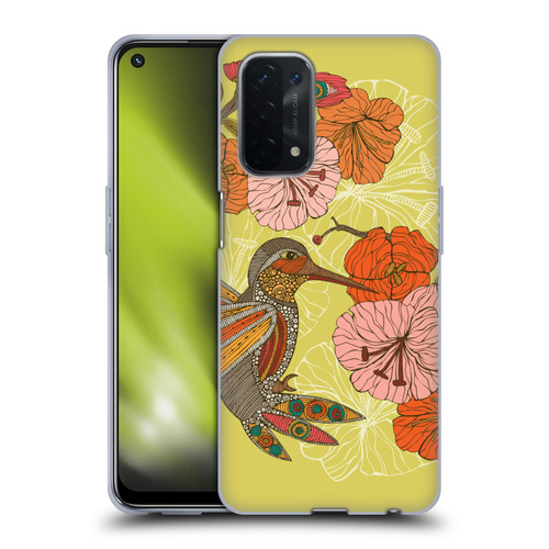 Valentina Birds Hummingbird Flower Soft Gel Case for OPPO A54 5G