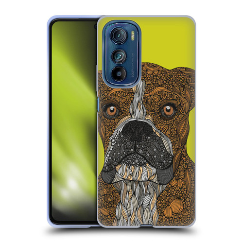 Valentina Dogs Boxer Soft Gel Case for Motorola Edge 30