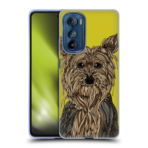 Valentina Dogs Yorkshire Terrier Soft Gel Case for Motorola Edge 30