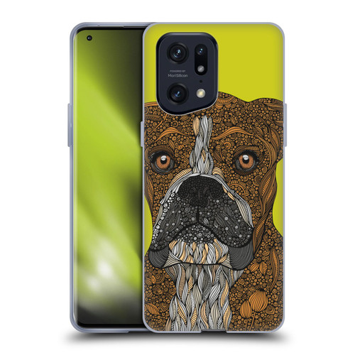 Valentina Dogs Boxer Soft Gel Case for OPPO Find X5 Pro