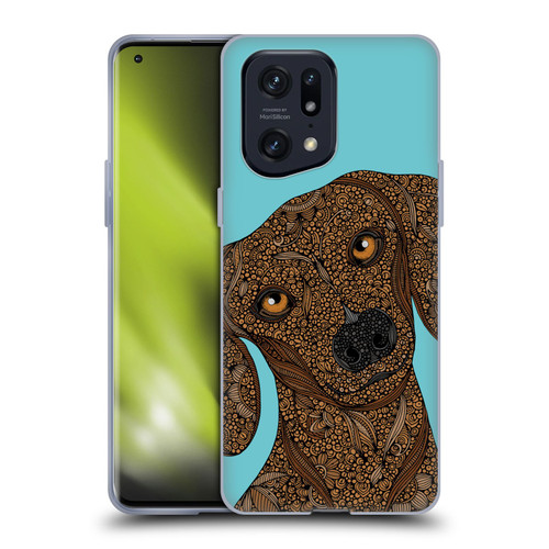 Valentina Dogs Dachshund Soft Gel Case for OPPO Find X5 Pro