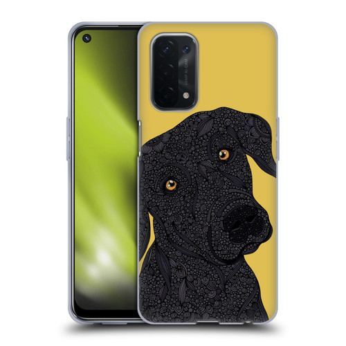 Valentina Dogs Black Labrador Soft Gel Case for OPPO A54 5G