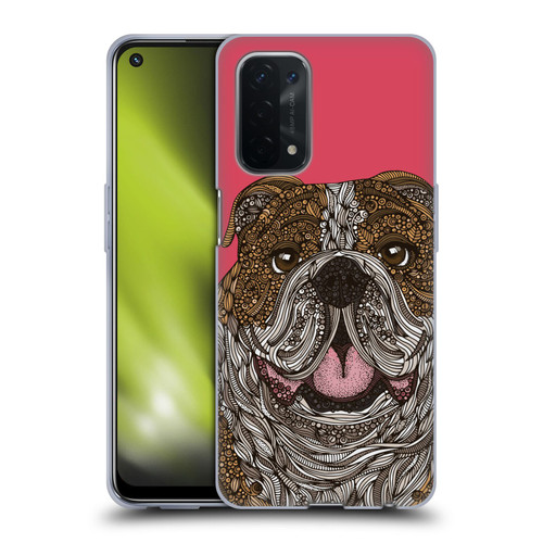 Valentina Dogs English Bulldog Soft Gel Case for OPPO A54 5G