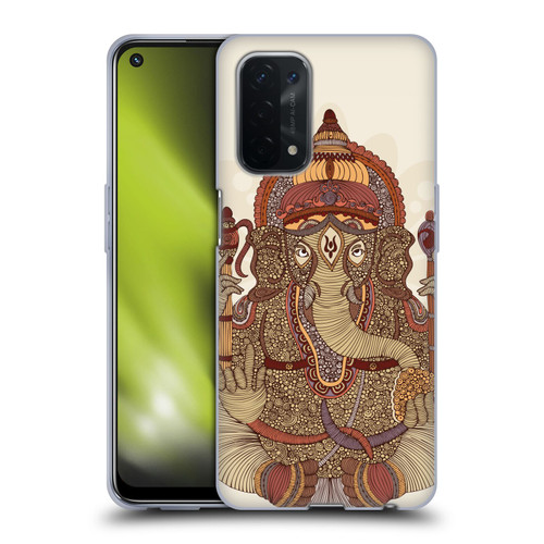 Valentina Symbols Illustration Ganesha Soft Gel Case for OPPO A54 5G