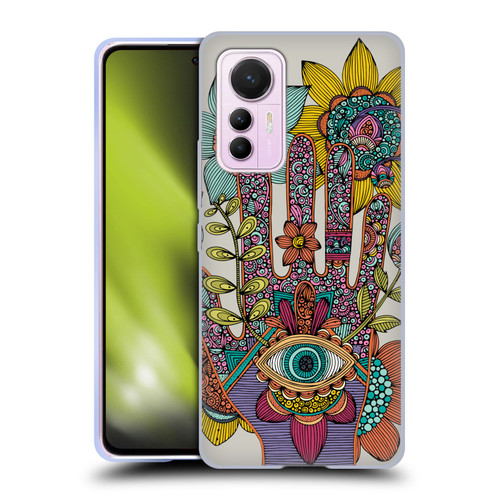 Valentina Symbols Illustration Hamsa Soft Gel Case for Xiaomi 12 Lite