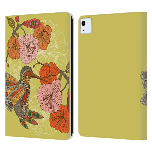 Valentina Birds Hummingbird Flower Leather Book Wallet Case Cover For Apple iPad Air 11 2020/2022/2024