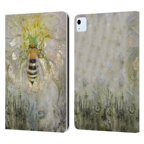 Stephanie Law Immortal Ephemera Bee Leather Book Wallet Case Cover For Apple iPad Air 11 2020/2022/2024