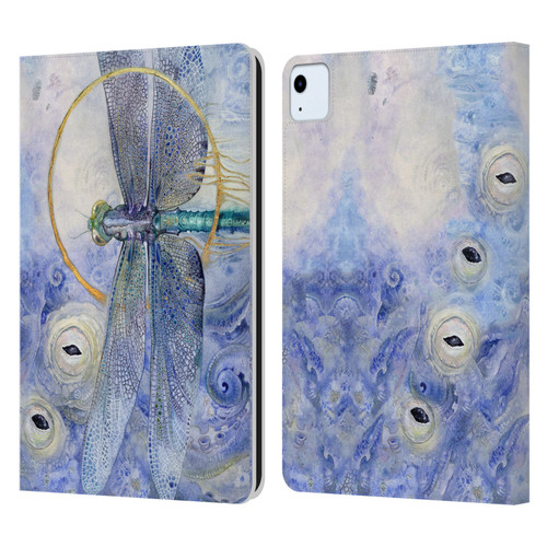 Stephanie Law Immortal Ephemera Dragonfly Leather Book Wallet Case Cover For Apple iPad Air 2020 / 2022