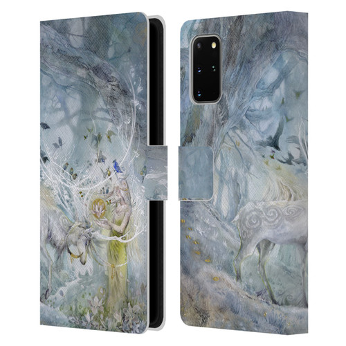 Stephanie Law Stag Sonata Cycle Resonance Leather Book Wallet Case Cover For Samsung Galaxy S20+ / S20+ 5G