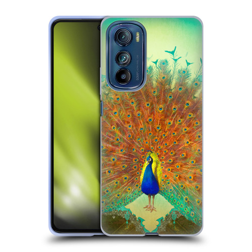 Duirwaigh Animals Peacock Soft Gel Case for Motorola Edge 30