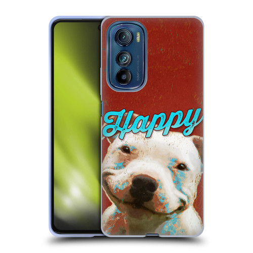 Duirwaigh Animals Pitbull Dog Soft Gel Case for Motorola Edge 30