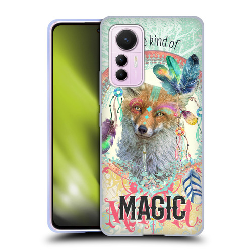 Duirwaigh Boho Animals Fox Soft Gel Case for Xiaomi 12 Lite