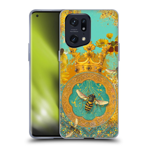 Duirwaigh Insects Bee Soft Gel Case for OPPO Find X5 Pro