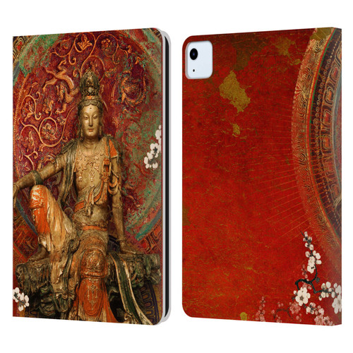 Duirwaigh God Quan Yin Leather Book Wallet Case Cover For Apple iPad Air 2020 / 2022