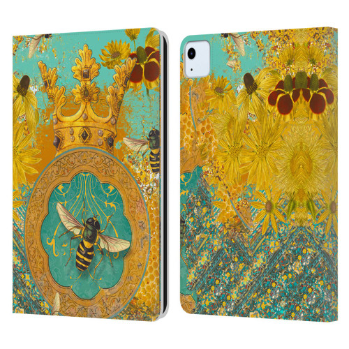 Duirwaigh Insects Bee Leather Book Wallet Case Cover For Apple iPad Air 11 2020/2022/2024