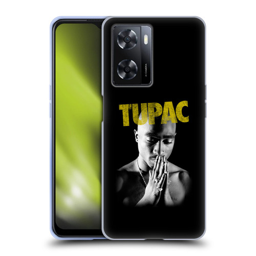 Tupac Shakur Key Art Golden Soft Gel Case for OPPO A57s