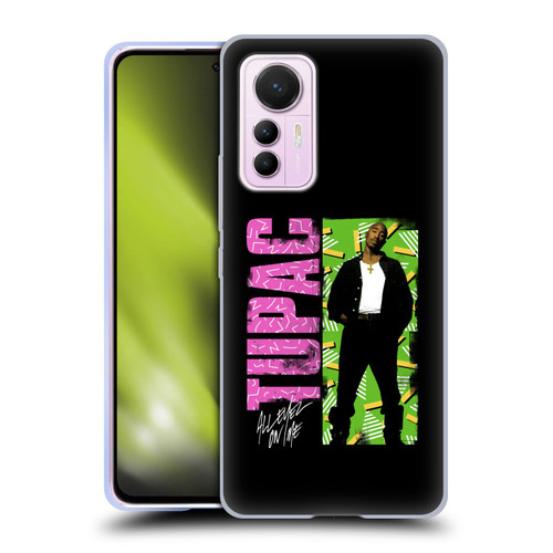 Tupac Shakur Key Art Distressed Look Soft Gel Case for Xiaomi 12 Lite