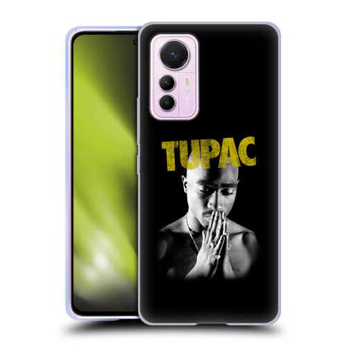 Tupac Shakur Key Art Golden Soft Gel Case for Xiaomi 12 Lite