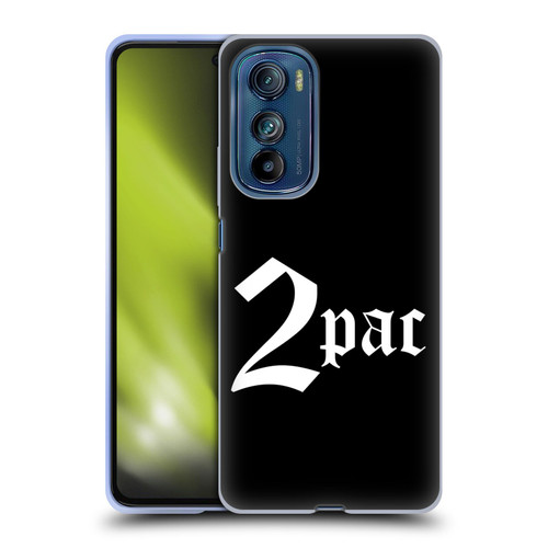 Tupac Shakur Logos Old English Soft Gel Case for Motorola Edge 30