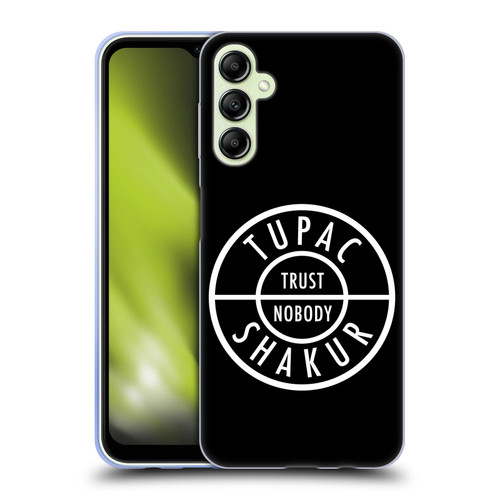 Tupac Shakur Logos Trust Nobody Soft Gel Case for Samsung Galaxy A14 5G