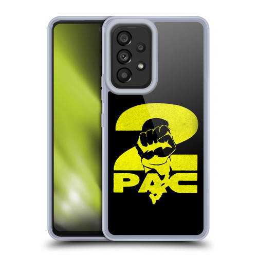 Tupac Shakur Logos Yellow Fist Soft Gel Case for Samsung Galaxy A53 5G (2022)