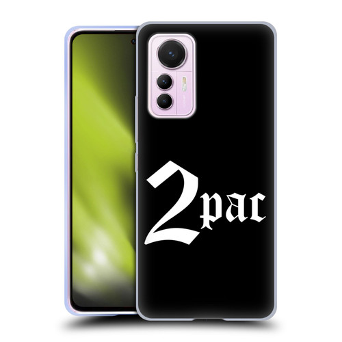 Tupac Shakur Logos Old English Soft Gel Case for Xiaomi 12 Lite