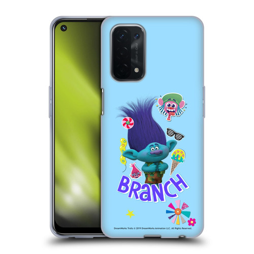 Trolls Graphics Branch Soft Gel Case for OPPO A54 5G