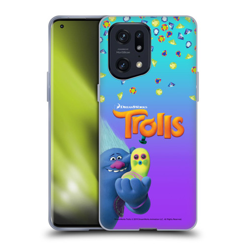 Trolls Snack Pack Biggie & Mr. Dinkles Soft Gel Case for OPPO Find X5 Pro