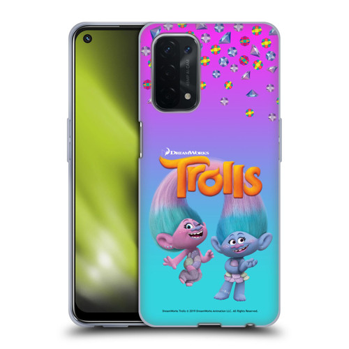 Trolls Snack Pack Satin & Chenille Soft Gel Case for OPPO A54 5G