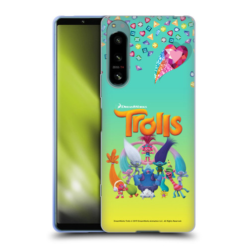 Trolls Snack Pack Group Soft Gel Case for Sony Xperia 5 IV