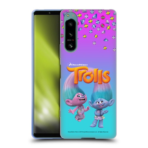 Trolls Snack Pack Satin & Chenille Soft Gel Case for Sony Xperia 5 IV